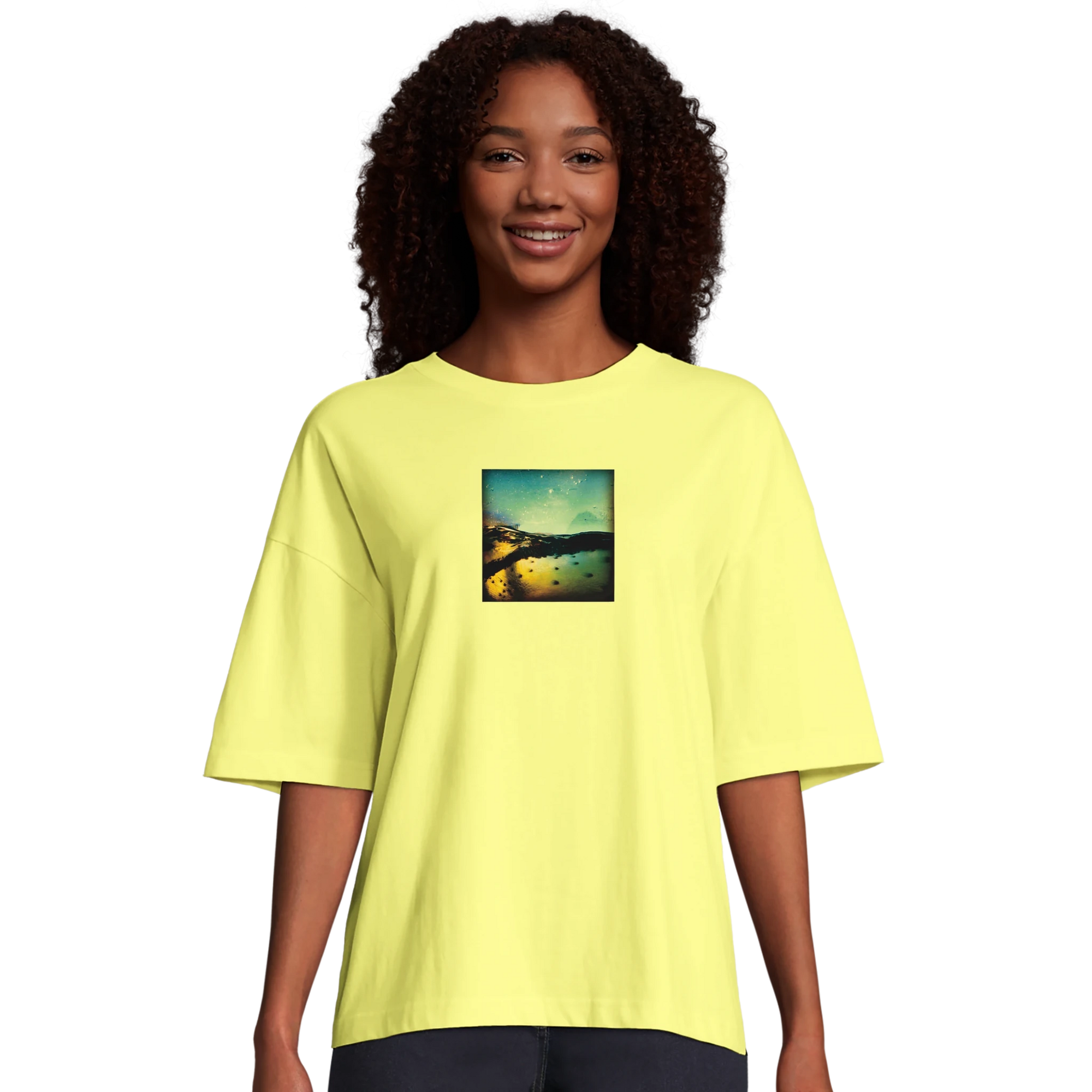 Harmonious - "Underwater Flight" T-shirt Light Yellow XS 27