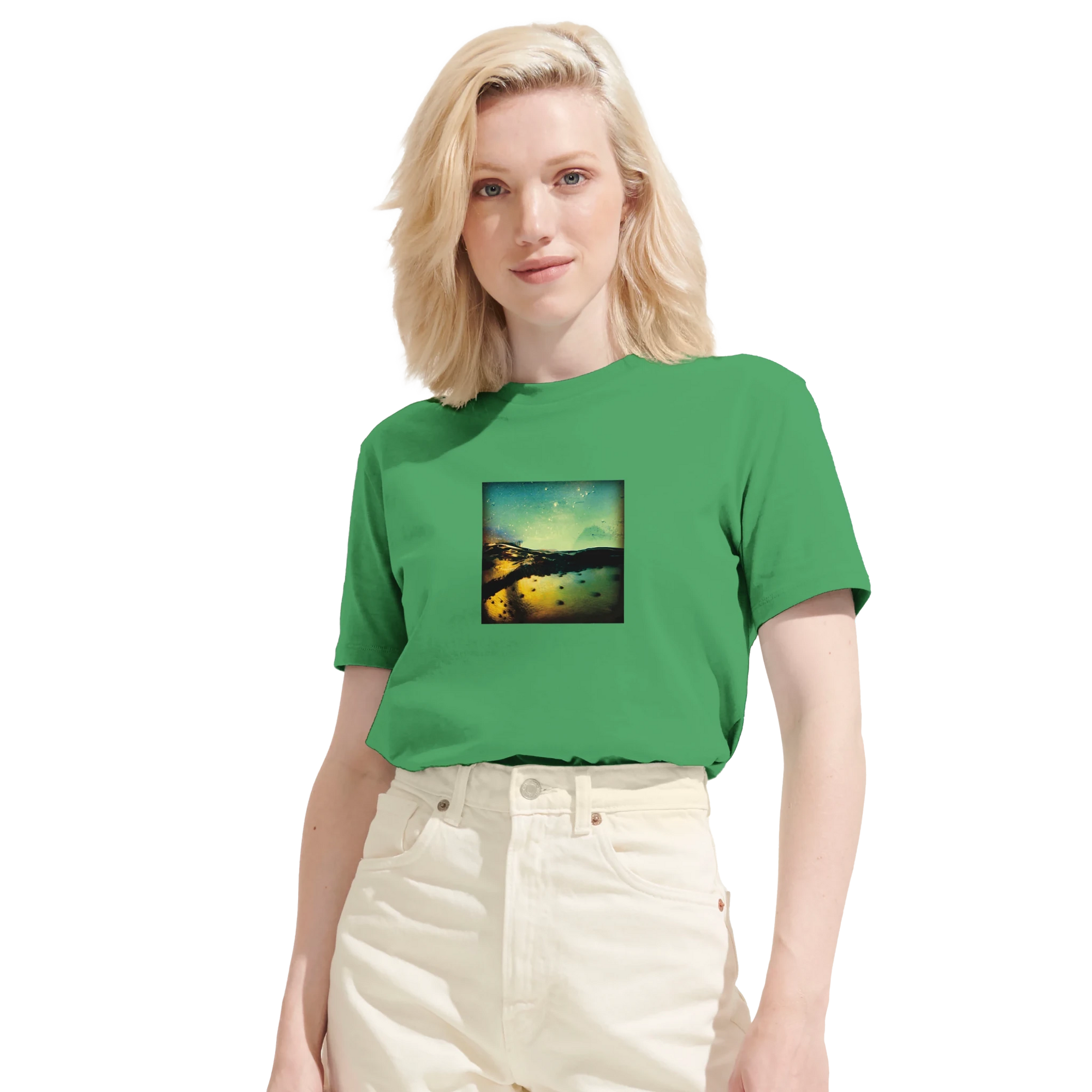 Harmonious - "Underwater Flight" T-shirt spring green XS 58