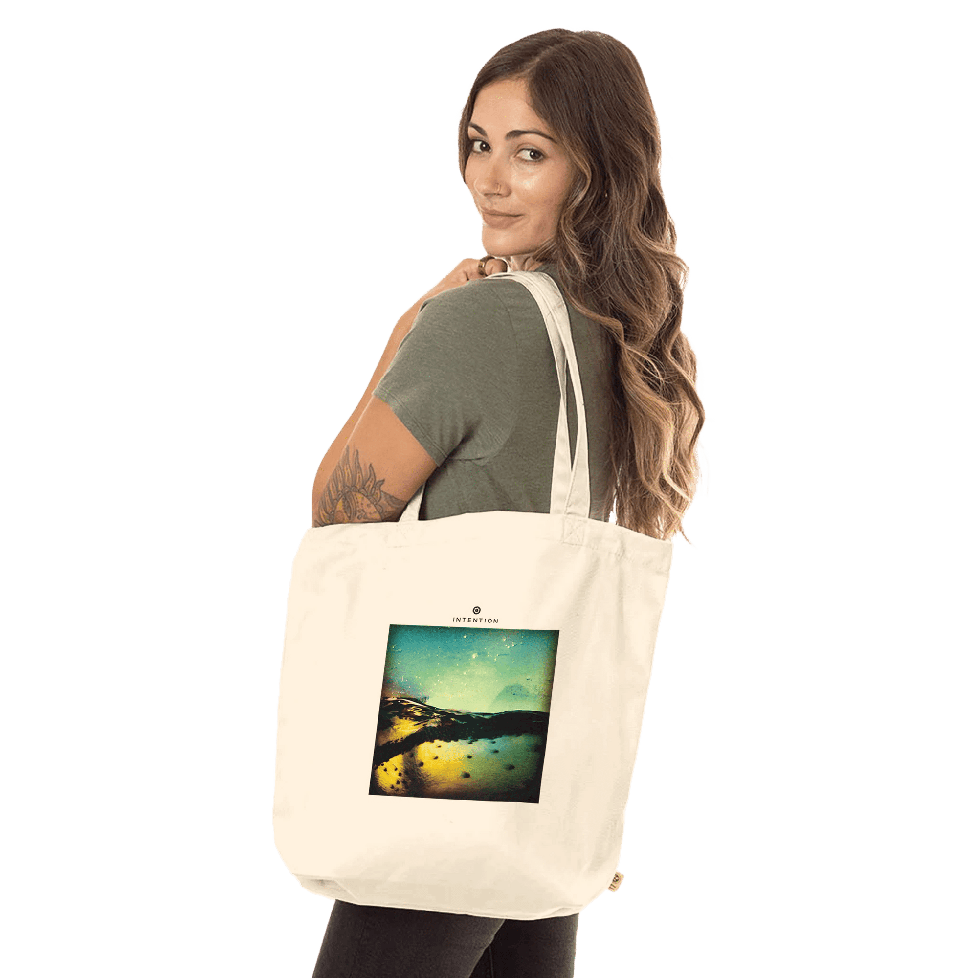 Harmonious - "Underwater Flight" Tote Bag Natural 4