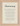 Harmonious Word of Intention Framed print 13x18 cm / 5x7″ Wood frame Linen paper