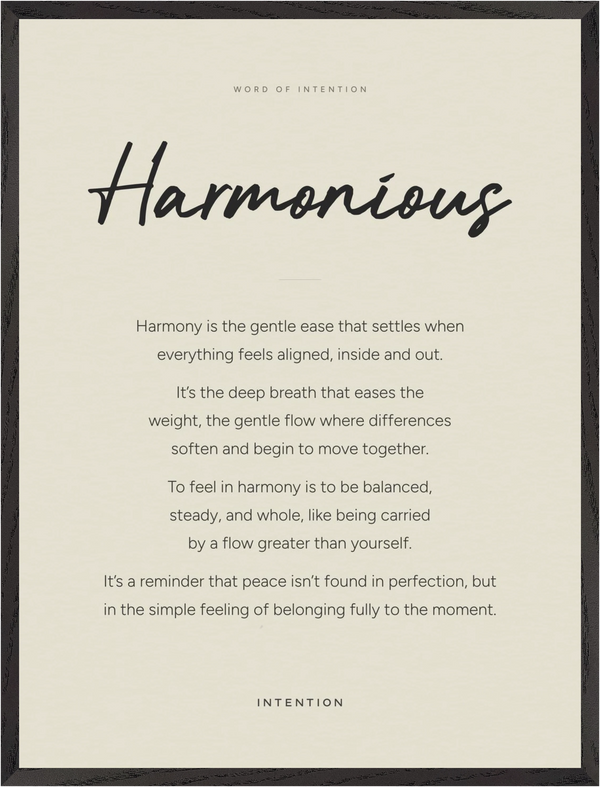Harmonious