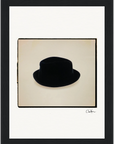 Hat On Framed print 13x18 cm / 5x7″ Black frame 36