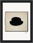 Hat On Framed print 13x18 cm / 5x7″ Black frame 36