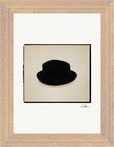 Hat On Framed print 13x18 cm / 5x7″ Wood frame 16