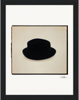 Hat On Framed print 15x20 cm / 6x8″ Black frame 37