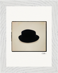 Hat On Framed print 15x20 cm / 6x8″ White frame 7