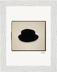 Hat On Framed print 15x20 cm / 6x8″ White frame 7