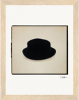 Hat On Framed print 15x20 cm / 6x8″ Wood frame 17