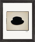 Hat On Framed print 20x25 cm / 8x10″ Black frame 28