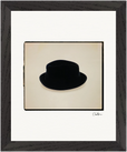 Hat On Framed print 20x25 cm / 8x10″ Black frame 28