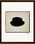 Hat On Framed print 20x25 cm / 8x10″ Dark wood frame 28