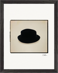 Hat On Framed print 27x35 cm / 11x14″ Black frame 29