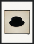 Hat On Framed print 27x35 cm / 11x14″ Black frame 39
