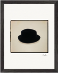 Hat On Framed print 27x35 cm / 11x14″ Black frame 29