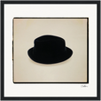 Hat On Framed print 30x30 cm / 12x12″ Black frame 40