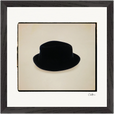 Hat On Framed print 30x30 cm / 12x12″ Black frame 30