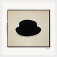 Hat On Framed print 30x30 cm / 12x12″ White frame 10