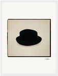 Hat On Framed print 30x40 cm / 12x16″ White frame 11