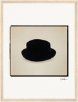 Hat On Framed print 30x40 cm / 12x16″ Wood frame 21