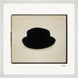 Hat On Framed print 40x40 cm / 16x16″ White frame 11