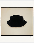 Hat On Framed print 40x40 cm / 16x16″ White frame 12