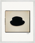 Hat On Framed print 40x50 cm / 16x20″ White frame 12
