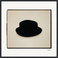 Hat On Framed print 50x50 cm / 20x20″ Black frame