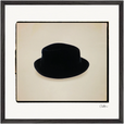 Hat On Framed print 50x50 cm / 20x20″ Black frame 33