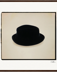Hat On Framed print 50x50 cm / 20x20″ Dark wood frame 33