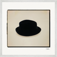 Hat On Framed print 50x50 cm / 20x20″ White frame 13