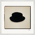 Hat On Framed print 50x50 cm / 20x20″ White frame 13