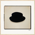 Hat On Framed print 50x50 cm / 20x20″ Wood frame 23