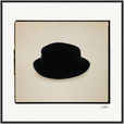 Hat On Framed print 70x70 cm / 28x28″ Black frame 45