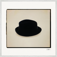 Hat On Framed print 70x70 cm / 28x28″ White frame 15