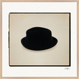Hat On Framed print 70x70 cm / 28x28″ Wood frame 25