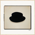 Hat On Framed print 70x70 cm / 28x28″ Wood frame 25