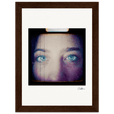Have a Looksie Framed print 13x18 cm / 5x7″ Dark wood frame 33