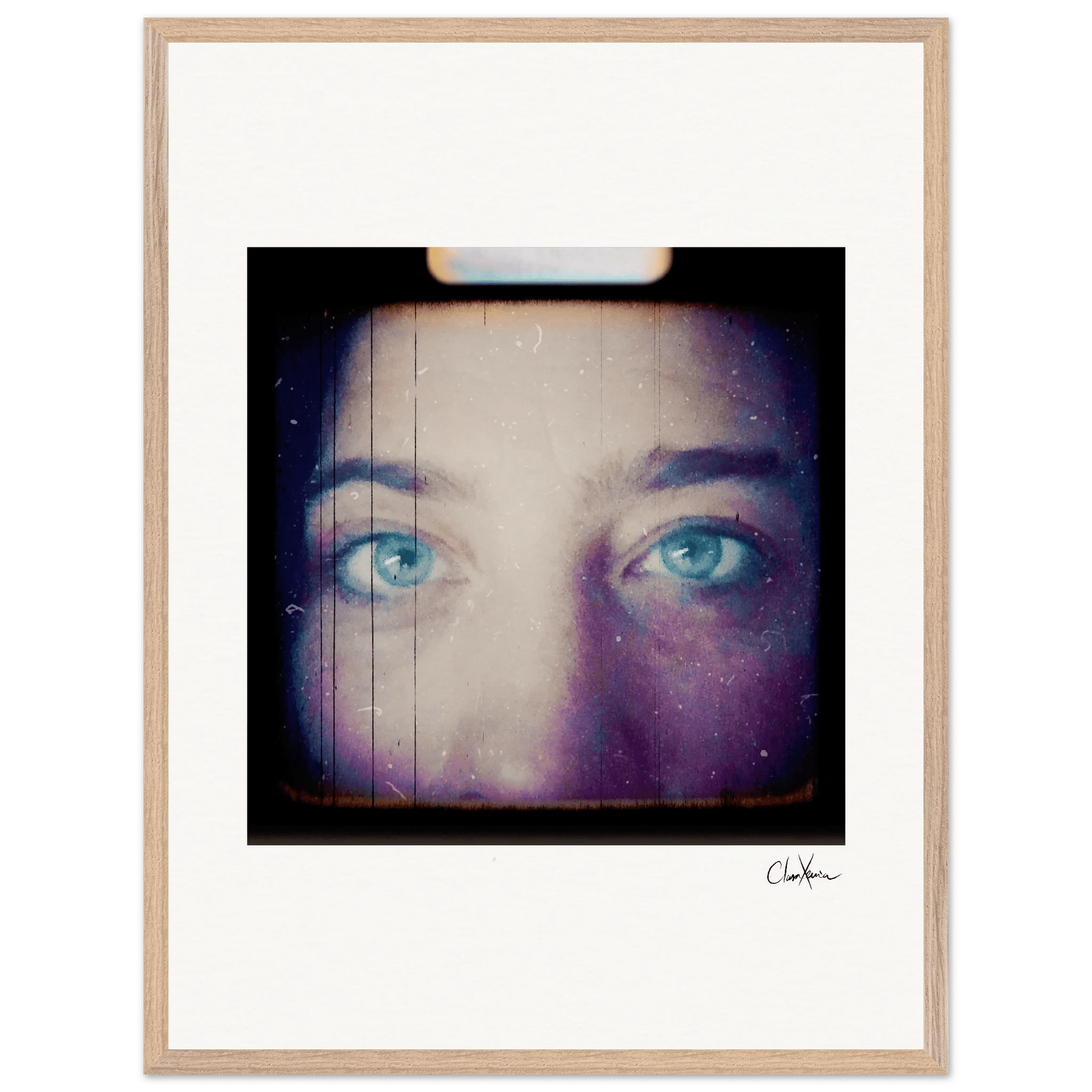 Have a Looksie !Framed print cm / 5 x 7 pouces White frame