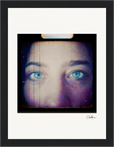 Have a Looksie Framed print 15x20 cm / 6x8″ Black frame 43