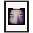 Have a Looksie Framed print 15x20 cm / 6x8″ Black frame 43