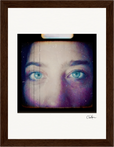Have a Looksie Framed print 15x20 cm / 6x8″ Dark wood frame 28