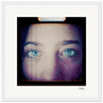 Have a Looksie Framed print 30x30 cm / 12x12″ White frame 11