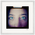 Have a Looksie Framed print 40x40 cm / 16x16″ White frame 12
