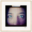 Have a Looksie Framed print 40x40 cm / 16x16″ Wood frame 20