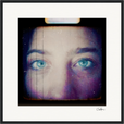 Have a Looksie Framed print 50x50 cm / 20x20″ Black frame 49