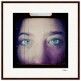 Have a Looksie Framed print 50x50 cm / 20x20″ Dark wood frame 31