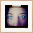 Have a Looksie Framed print 50x50 cm / 20x20″ Wood frame 24