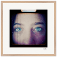 Have a Looksie Framed print 50x50 cm / 20x20″ Wood frame 24