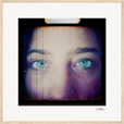 Have a Looksie Framed print 50x50 cm / 20x20″ Wood frame 23