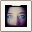 Have a Looksie Framed print 70x70 cm / 28x28″ Dark wood frame 37
